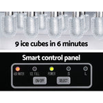 12kg Countertop Ice Maker Machine with Self-Cleaning – Silver
