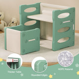 3PCS Kids Table and Chairs Set