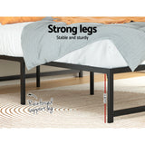 Artiss Bed Frame King Size Metal Bed Frame TINO