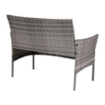 Gardeon 4 Seater Outdoor Sofa Set Wicker Setting Table Chair FurnitureThe Yak Merchant