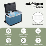 Portable Fridge 30L Bar Fridges Camping Freezer 12V/24V/240V