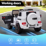 Kids Electric Ride On Car G63 Toy Cars Remote Control White