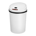 Smart 9L Motion Sensor Trash Can – Hands-Free White Kitchen Bin
