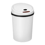 Smart 9L Motion Sensor Trash Can – Hands-Free White Kitchen Bin