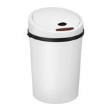 Smart 9L Motion Sensor Trash Can – Hands-Free White Kitchen Bin