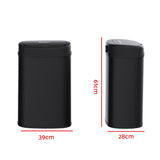 50L Automatic Sensor Waste Bin – Sleek Touchless Design