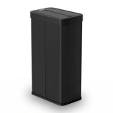 Devanti Rubbish Bin 70L Automatic Sensor Kitchen Bin, Slim Smart Garbage Can Touchless Rectangular with Liner Holder, Fully Closed Lid for Bedroom, Bathroom, Living Room, Black