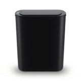 Devanti Automatic Trash Bin with Lid 25L Motion Sensor Kitchen Bin Touchless Garbage Can Plastic Slim Rubbish Bin with Liner Holder for Kitchen, Home, Office, Black
