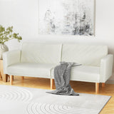 Beige Faux Linen Sofa BedThe Yak Merchant