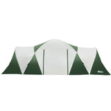 12 Person Family Camping Tent – 3 Room Large Outdoor Hiking & Beach Shelter