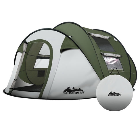 4-5 Person Waterproof Pop-Up Camping Tent – Portable Dome for Family & Beach