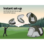 4-5 Person Waterproof Pop-Up Camping Tent – Portable Dome for Family & Beach
