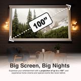 Laser Movie and Gaming Projector 150 ANSI LED