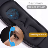 3D Wireless Sleeping Mask Black