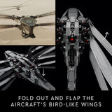 LEGO Dune Atreides Royal Ornithopter 10327 – Premium 1,369-Piece Buildable Model with 8 Minifigures – Adult Collector Set for Sci-Fi Fans – 22" Long x 31" Wide x 9" High (Silver)