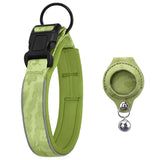 Pet positioning collar-Heart Green 1Pair1-XL-without locator