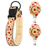 Pet positioning collar-Heart Green 1Pair1-XL-without locator