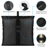 4-pack tent weights sandbags, heavy foot bag for legs