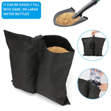 4-pack tent weights sandbags, heavy foot bag for legs