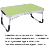 Folding camping table, short folding camping table, small portable camping table, aluminum alloy, ultra-light, compact, thickened camping table
