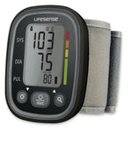 Automatic Digital Wrist Blood Pressure Monitor Black