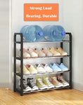 4 tier Shoe Rack Storage Organiser (White)The Yak Merchant