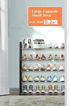 4 tier Shoe Rack Storage Organiser (White)The Yak Merchant