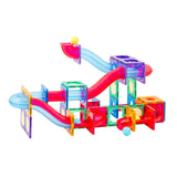 118 Pcs non-toxic STEM Educational, Durable Magnetic Tiles/Puzzle with Storage Bag