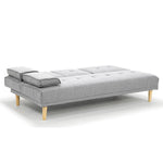 Sarantino Rochester Sofa Bed Lounge Couch Futon Furniture Suite - LighThe Yak Merchant