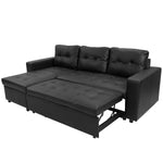 Sarantino Corner Sofa Linen Lounge Couch L-shaped Modular Furniture HoThe Yak Merchant