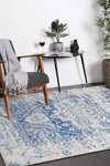 Delicate Audrey Ivory Navy Rug 200x290