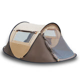 3 Person Waterproof Instant Pop Up Camping Tent – Beach Family Hiking Dome Shelter