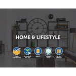 12-Photo Collage Wall Clock – Picture Frame Display for Home & Office