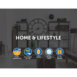 12-Photo Collage Wall Clock – Picture Frame Display for Home & Office
