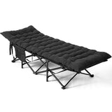 Camping Bed Elevated Cot with Mattress Foldable Outdoor Adult Sleeping