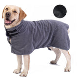 Grey Dog Bathrobe