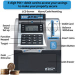 Kids ATM Savings Bank - Electronic Piggy Bank with Debit Card, PIN(Pink)