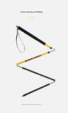 Ultralight Carbon Fiber Foldable Trail Running & Hiking Pole(blue Recommended height range 155-165cm)