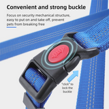 2PC Purple Adjustable Dog Car Safety Seat Belt Leash - Anti-Shock Bungee Headrest Restraint with Reflective Stitching & 316 Stainless Steel Clip