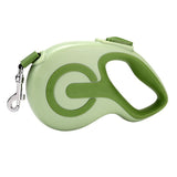 Green 3 Meter Retractable Dog Leash | Ergonomic Anti-Slip Grip | Heavy Duty Nylon Rope for Small to Medium Dogs
