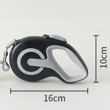 Green 3 Meter Retractable Dog Leash | Ergonomic Anti-Slip Grip | Heavy Duty Nylon Rope for Small to Medium Dogs