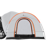 VEVOR SUV Camping Tent, 8'-8' SUV Tent Attachment for Camping with Rain Layer and Carry Bag, PU2000mm Double Layer Truck Tent, Accommodate 6-8 Person, Rear Tent for Van Hatch Tailgate