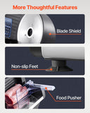 Electric Meat Slicer 180W 190mm – Deli Slicer for Meat, Bread & Cheese