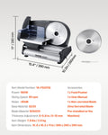 Electric Meat Slicer 180W 190mm – Deli Slicer for Meat, Bread & Cheese