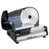 Electric Meat Slicer 180W 190mm – Deli Slicer for Meat, Bread & Cheese