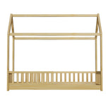 ROCK Oak Kids Wooden House Bed Frame