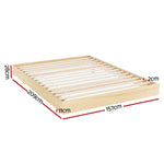Queen Size Floating Wooden Bed Frame – ODIN