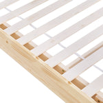 Queen Size Floating Wooden Bed Frame – ODIN