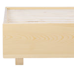 Queen Size Floating Wooden Bed Frame – ODIN