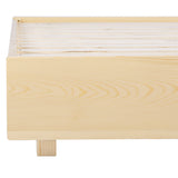 Queen Size Floating Wooden Bed Frame – ODIN